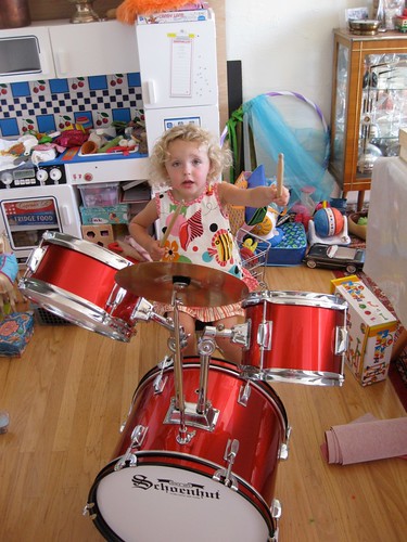 girl on drums