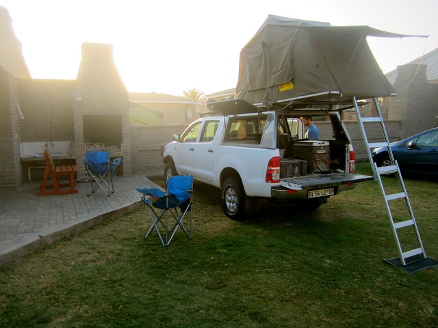camping at alte burke in swapkomund