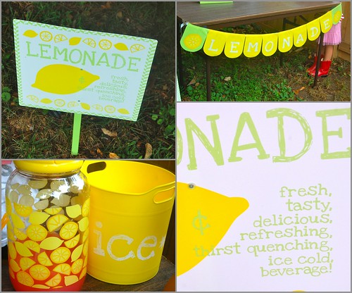 Lemonade stand collage 2