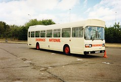 coaches at motorway service stations