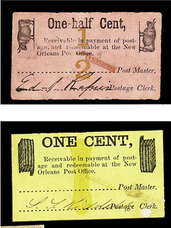 half cent and cent Riddell scrip