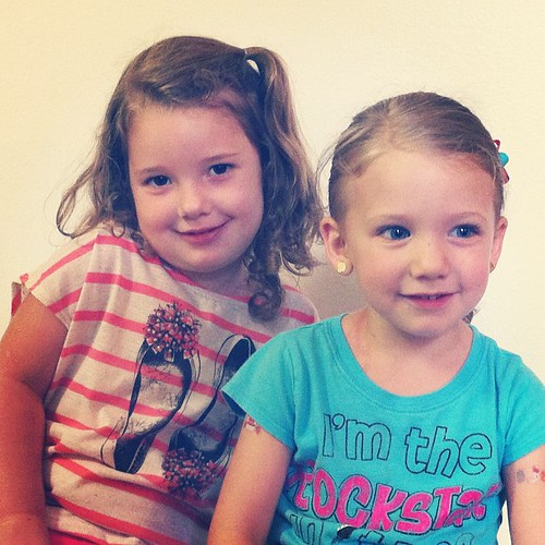 Cousins. Only two weeks apart. McKinley is the youngest and the biggest! 