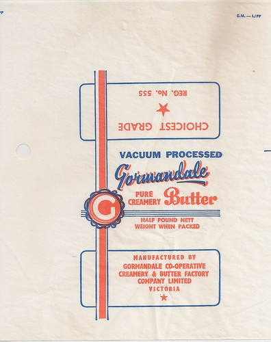 Gormandale Butter Wrapper