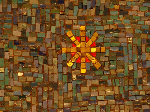 Mosaic in Skylight One Hanson Building