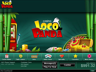 Loco Panda Casino Lobby