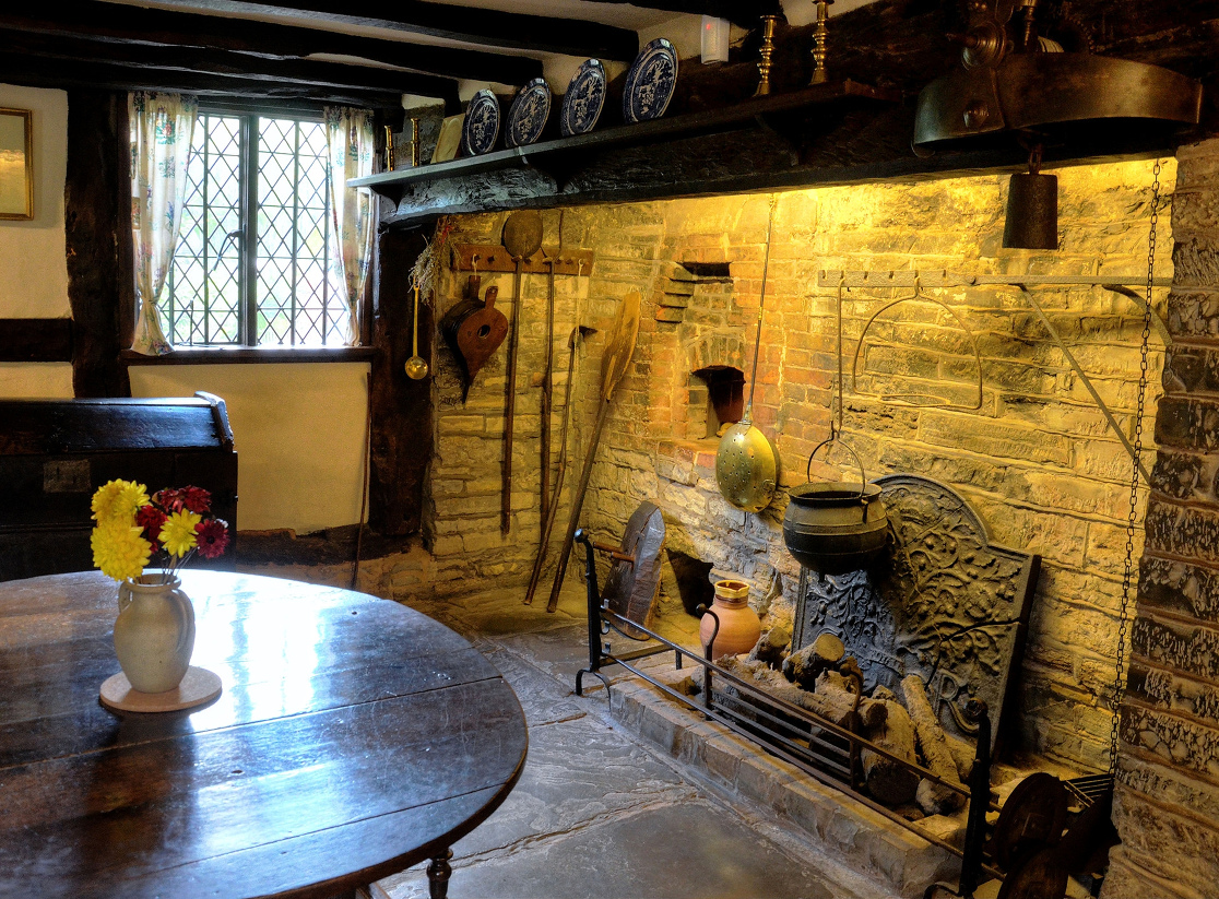 The kitchen in Anne Hathaway's Cottage. Credit Baz Richardson