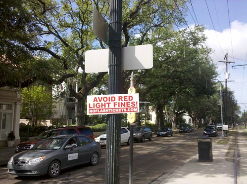 Red Light Bandit Sign