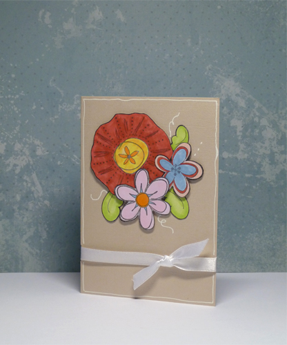 Flower card by MartinaN