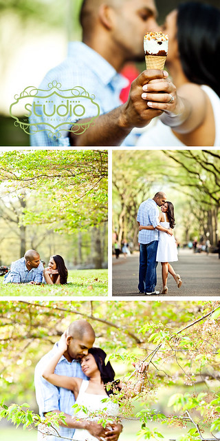Spring engagement photography