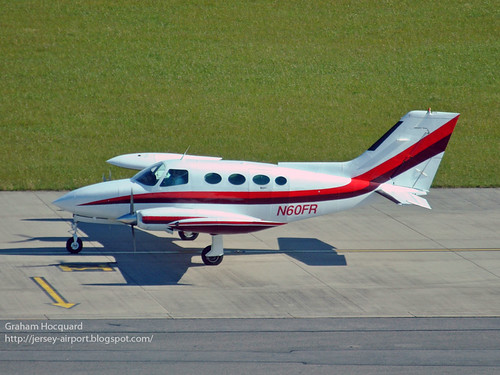 N60FR Cessna 401B by Jersey Airport Photography