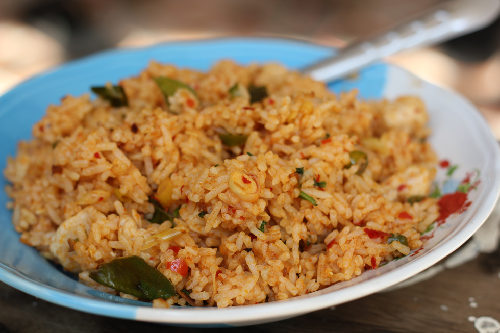 Thai tom yum fried rice