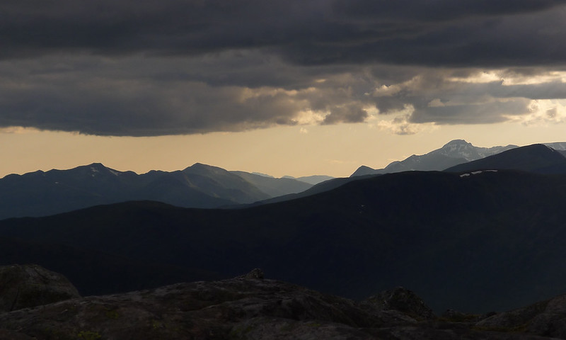 Evening light on Nevis and the Mamores