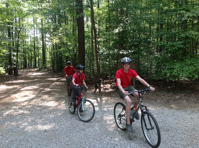 Boy Scout Camp: Mountain biking at Mount Cheaha