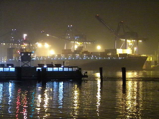 Navio no porto de Navegantes