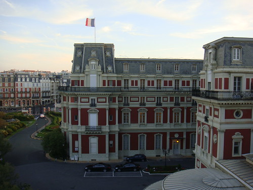 Vista de la entrada del hotel