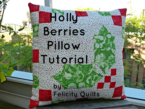 Holly Berries Pillow