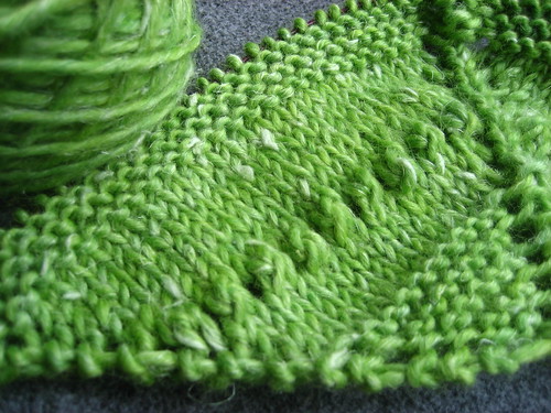 French spring green shawl