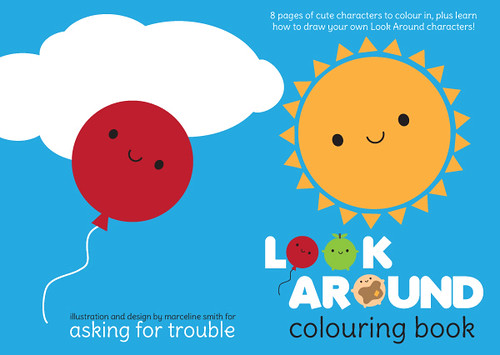 Look Around colouring book