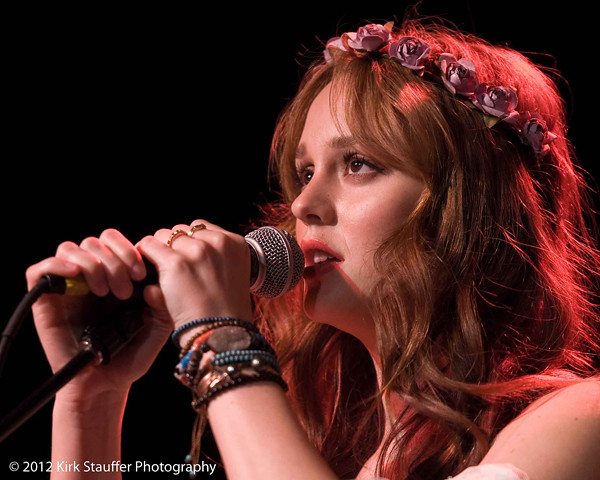 Leighton Meester performs on May 29 2012 at the Showbox Market in Seattle