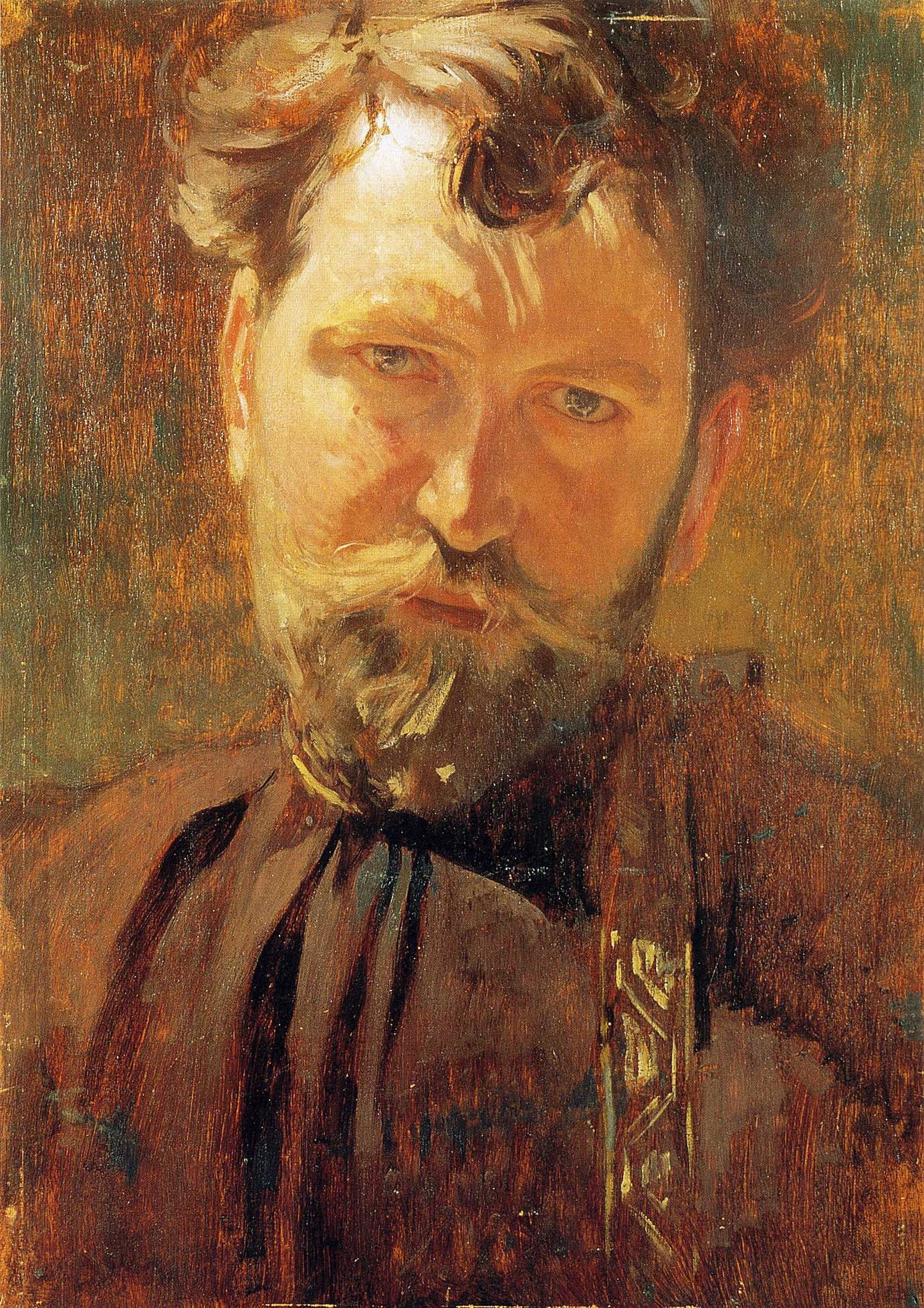 Alphonse Mucha Self Portrait, 1899
