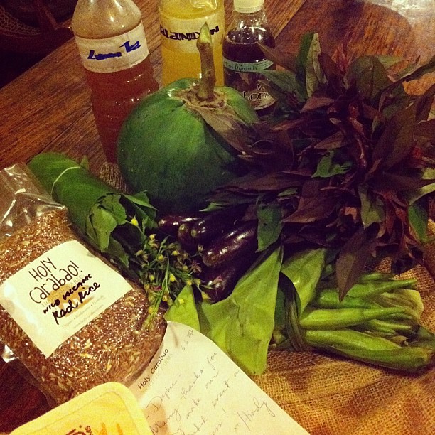 Hindy sent me a thank you package from Holy Carabao holistic farms. Lovely!