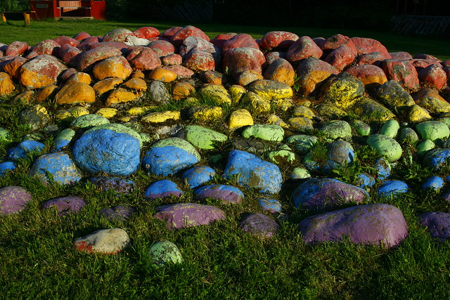 The Rainbow Pile of Rocks!