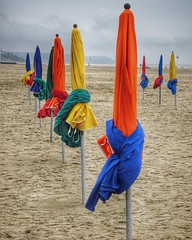 #deauville, septembre 2016 • #new #igersfrance #beach #sea #ocean #parasol