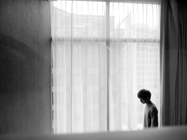 typicalben black and white window shot