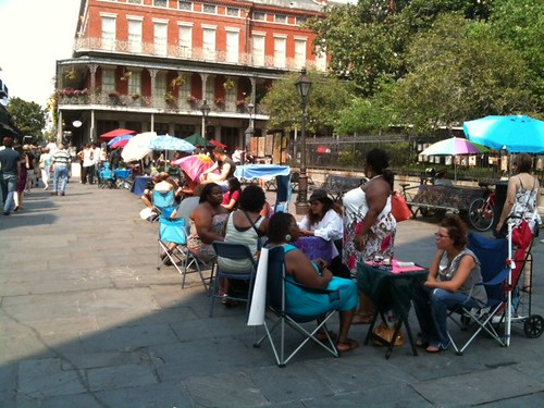 Readers at Jackson Square by Postcards from UAC