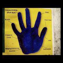 Dangerous Blue hand