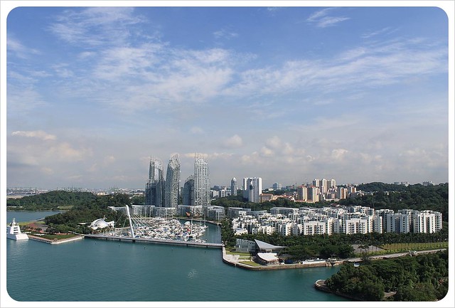 singapore cable car views 