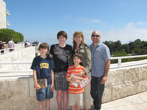 Family at the Getty Center