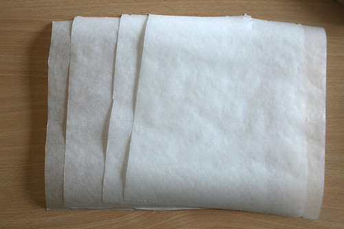 17 - Backpapier zuschneiden / Cut baking paper