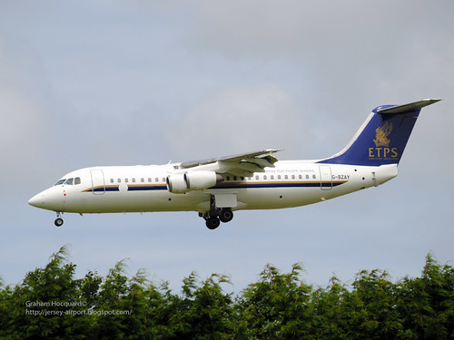 G-BZAY BAe Avro RJ100 by Jersey Airport Photography