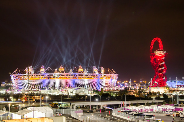 The Olympic Stadium During London Olympics Opening Ceremony