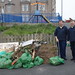 Neighbourhood Wardens clean-up rear Church St playground