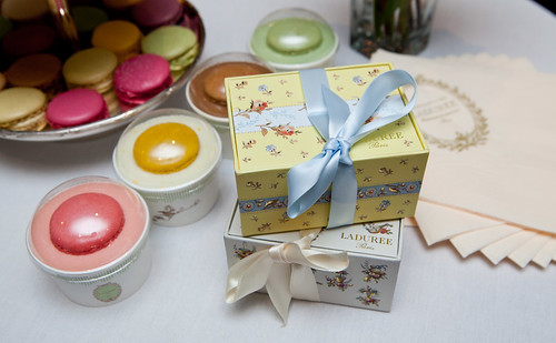 Ladurée's upcoming September 2012 boxes - Louise and Julie prints