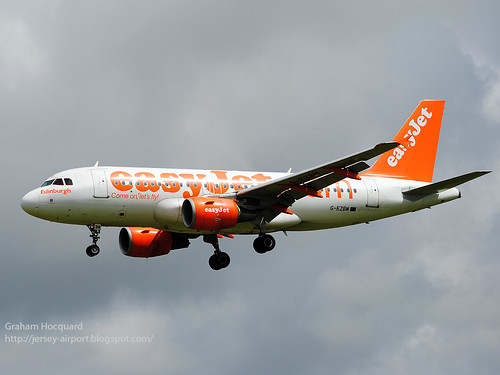 G-EZBM Airbus A319-111 by Jersey Airport Photography