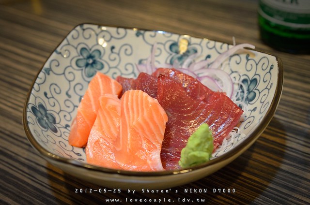 鮭魚+鮪魚生魚片
