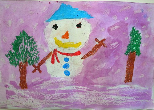 7.5ys-201112-約7.5ys的zozo畫雪人-1