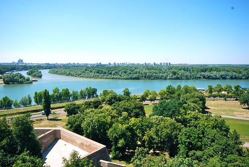 Belgrade two rivers