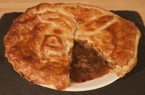 Traditional Steak & Ale Pie - A Sample of the Pie