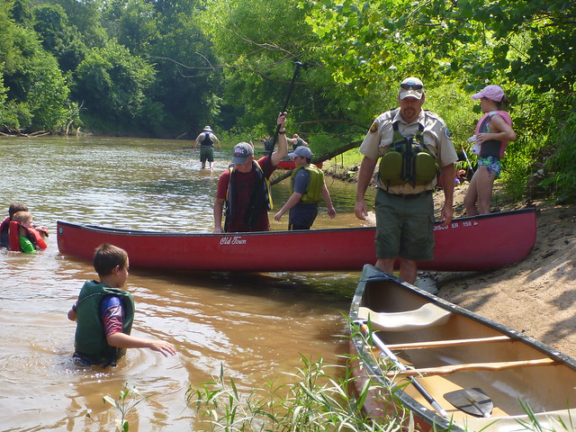 The Staunton River is the perfect outdoor classroom for about learning about watersheds.