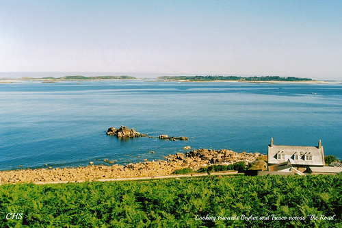 Looking towards Bryher and Tresco across "The Road"    35mm, 1999 by Stocker Images