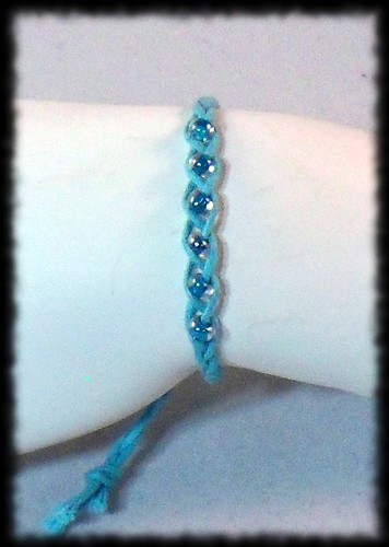 Braded Bracelet with Beads