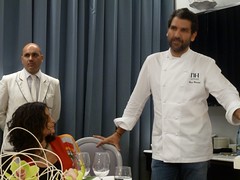 Paco Roncero en la cena en la Terraza del Casino de Madrid
