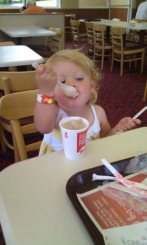 Caroline, two spoons and a jr frosty! by sweet mondays