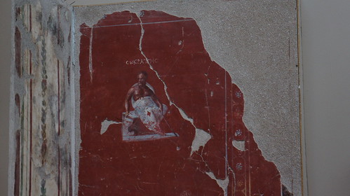 Socrates wall painting from Terrace Houses - Ephesus Archaeological Museum
