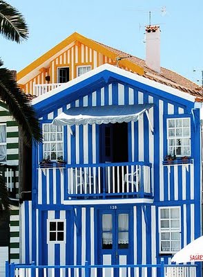 striped house