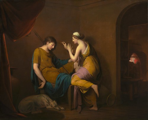 Joseph Wright - The Corinthian Maid [1782-84] by Gandalf's Gallery